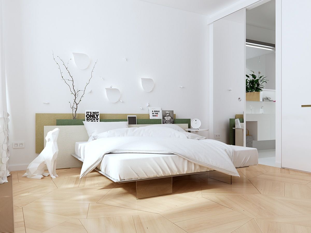 Phòng ngủ tối giản cho cảm giác không gian rộng rãi hơn