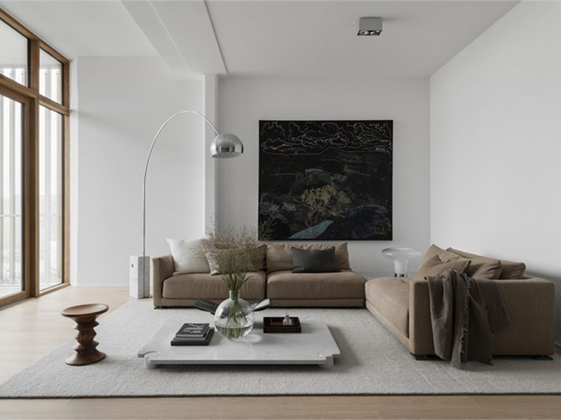 Thiết kế phòng khách chung cư theo phong cách tối giản
