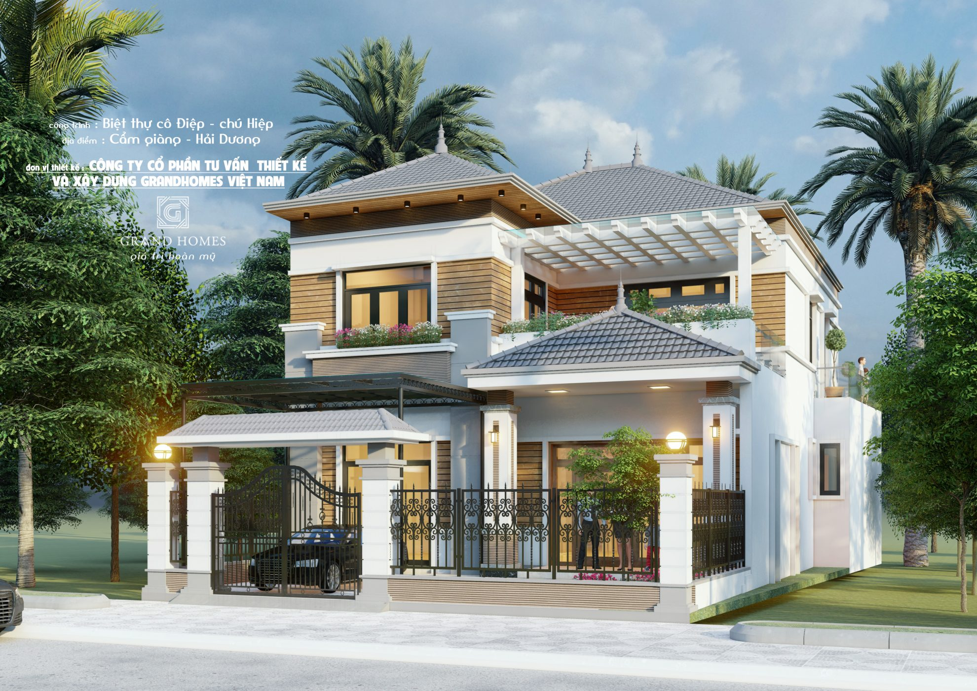 Grand Homes Việt Nam là công ty thiết kế nội thất biệt thự hiện đại - sang trọng - đẳng cấp