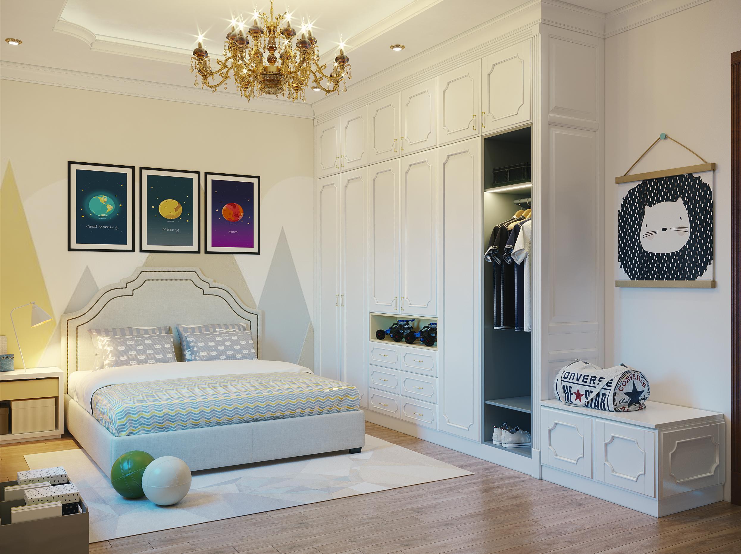 Thiết kế 3 phòng ngủ thoải mái là điều đơn giản cho căn hộ 110m2
